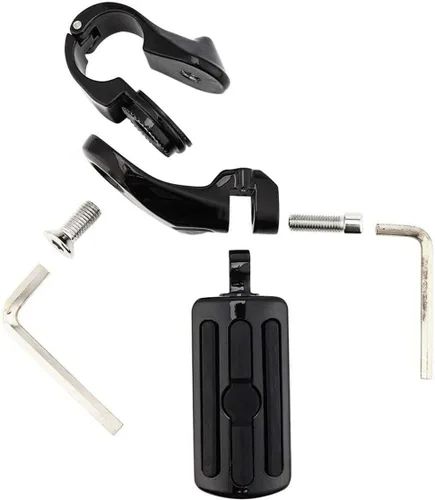 Miniatura 2 de TCMT Estribo corto de montaje en ángulo para carretera de 1 1/4 pulgadas para Harley Touring Road King Street Glide Road Glide Electra Glide Softail
