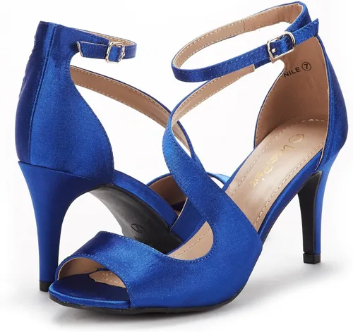 Miniatura 3 de DREAM PAIRS NILE Fashion Stilettos - Sandalias de tacón con punta abierta para mujer