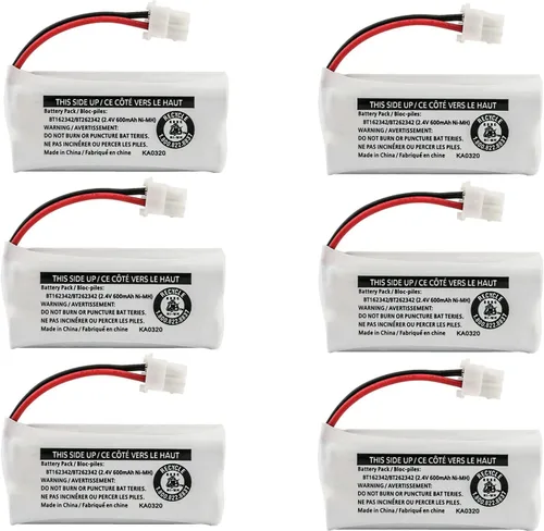 Miniatura 9 de Kastar Paquete de 1 batería de repuesto para Vtech BT162342 BT262342 BT266342 BT183342 BT283342 2SN-AAA40H-S-X2 batería y V-tech SN6107 SN1196