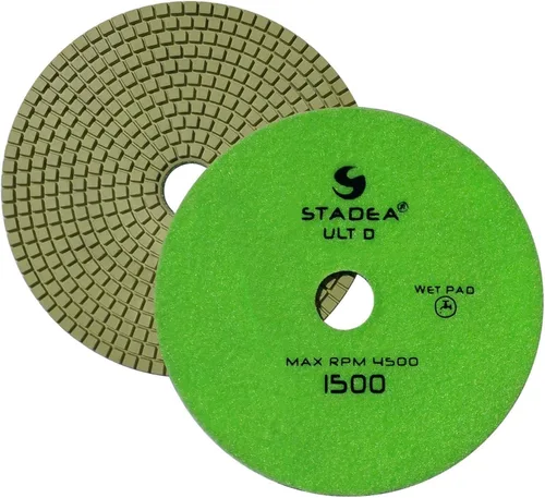 Miniatura 10 de PPW152X Almohadillas de pulido de granito 7 "Almohadilla de diamante 50 Grit para granito piedras de cuarzo pulido