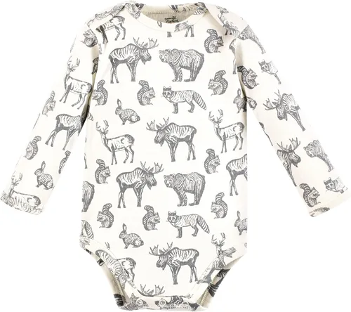 Miniatura 4 de Touched by Nature baby-girls Organic Cotton Long-sleeve Bodysuits