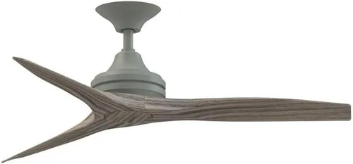 Miniatura 4 de Fanimation Spitfire - Ventilador de techo de 3 aspas, 12 pulgadas de alto y 48 pulgadas de ancho, acabado negro, color hoja de madera de whisky