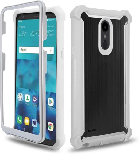 Miniatura 5 de Asuwish Funda de teléfono para LG Aristo 2/3 Plus, Rebel 4, Tribute Empire, Zone 4, K8 Plus 2018, Fortune 2, Phoenix 4, Risio 3, carcasa resistente