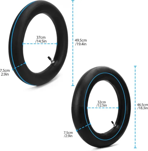 Miniatura 2 de Tubo Interior Delantero 60/100-14 2.50-14 y Trasero 80/100-12 3.00-12 Tubo Interior para 125cc SSR CRF XR70 CR60R KLX110 KX60 DRZ JR80 TTR90 YZ60