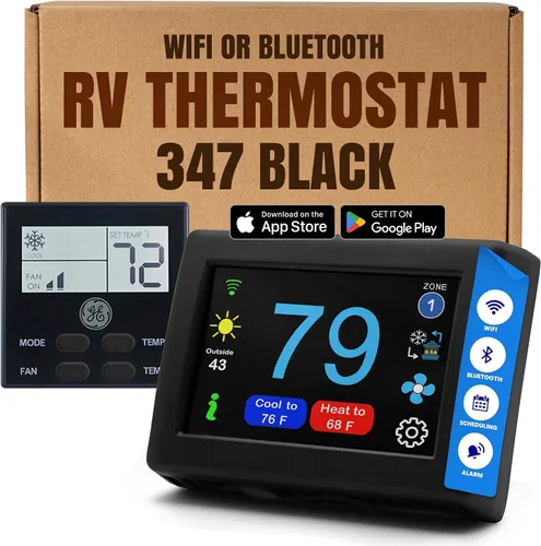 Miniatura 16 de MICRO-AIR EasyTouch - Termostato digital de repuesto para autocaravana, programable y confiable, habilitado para WiFi y Bluetooth, termostato