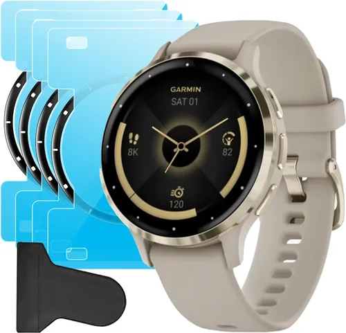 Miniatura 10 de Protector de pantalla compatible con Amazfit Active 2, antiarañazos, cobertura de pantalla completa 3D, compatible con fundas, HD Ultra, paquete de 3