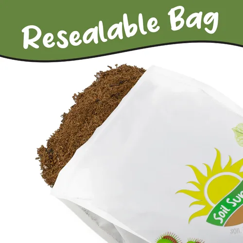 Miniatura 8 de Soil Sunrise Mezcla de tierra para macetas de terrario (8 cuartos de galón) con carbón filtrado mezclado hecho a medida para terrarios