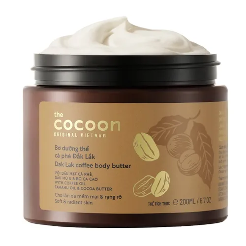 Miniatura 10 de Cocoon Dak Lak Coffee - Juego de cuidado corporal y facial, exfoliante de café vegano y mantequilla corporal para una piel más suave y suave, juego