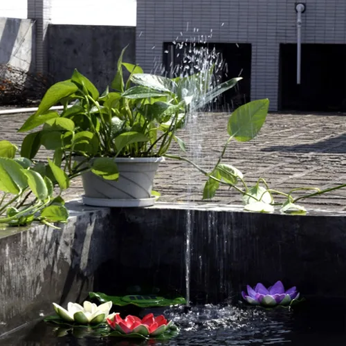 Miniatura 3 de Fuente solar para baño de pájaros, bomba de fuente flotante con energía solar, bomba de fuente de agua flotante de pie para baño de pájaros, jardín