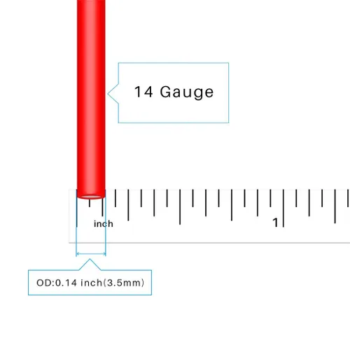 Miniatura 3 de BNTECHGO Carrete de alambre de silicona calibre 14 20 pies rojo y 20 pies negro flexible 14 AWG alambre de cobre estañado trenzado