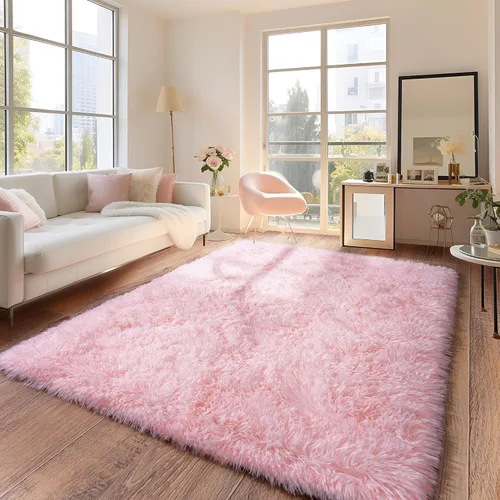 Miniatura 56 de Alfombras de Pasillo para Dormitorio 2x6 pies Alfombras de Pasillo para Pasillos Antideslizantes Suaves de Pelo Largo Alfombra de Cabecera, Alfombra
