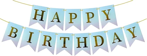 Miniatura 24 de Cartel de feliz cumpleaños suministros para fiesta de cumpleaños (B 1)