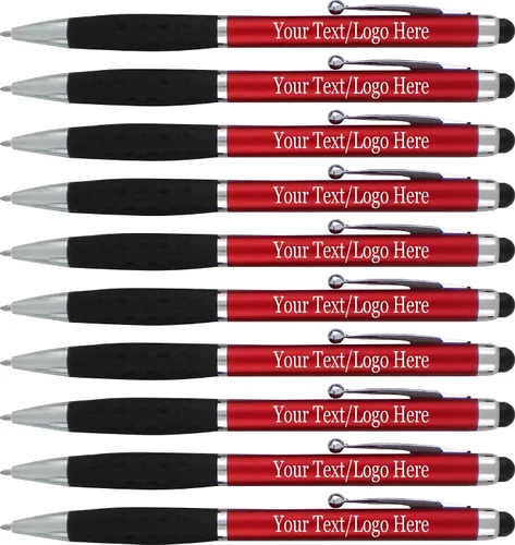 Miniatura 11 de SyPen Bolígrafos personalizados con nombre o logotipo, paquete de 300 bolígrafos personalizados para negocios, combo de bolígrafo y lápiz óptico