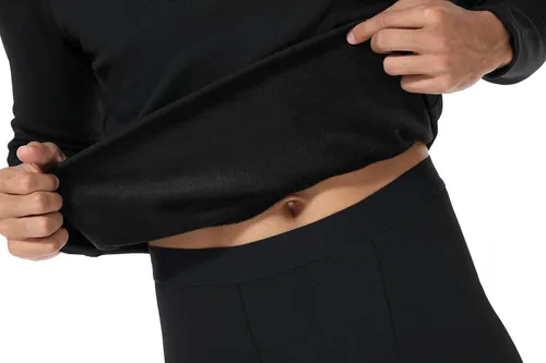 Miniatura 5 de Conjunto de ropa interior térmica para hombre, con forro polar largo, capa base de invierno, camisetas y pantalones de senderismo, entrenamiento