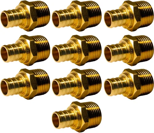 Miniatura 34 de XFITTING 1 pulgada Pex x 1 pulgada Adaptador Femenino NPT, 23-4-3=2X, 2 Piezas