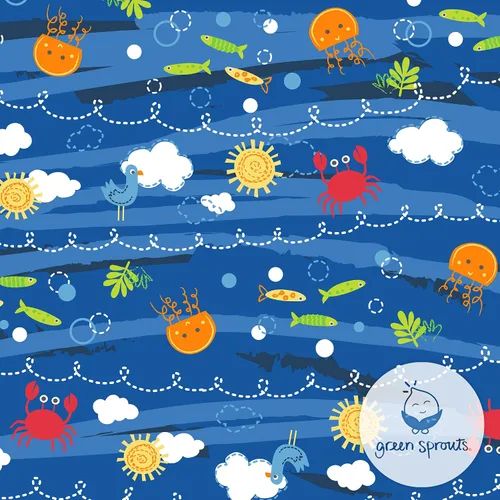 Miniatura 4 de Sombrero I play by Green Sprouts, de solapa, protección solar UPF 50+ para cabeza, cuello y ojos, para bebé