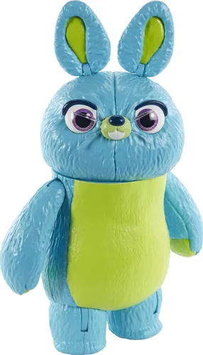 Mattel DisneyPixar Toy Story 4 Figura de Conejo, 9 pulgadas / 22.86 cm de Alto, con Bastón, Figura de Personaje Posable para Niños de 3 Años en
