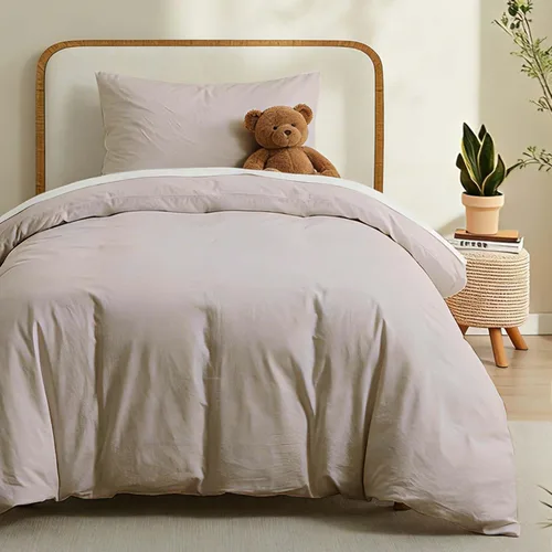 Miniatura 19 de LOVQUE Funda de edredón de algodón verde oliva, tamaño King, juego de ropa de cama natural similar al lino con cierre de cremallera (sin edredón)