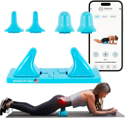 Miniatura 20 de Thrival - Herramienta de liberación muscular completamente ajustable para psoas, flexor de cadera, espalda, glúteo, iliaco y cuello para liberación