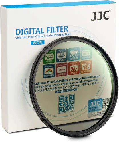 JJC Filtro polarizador circular profesional de 1.594 in HD 18 capas CPL filtro para Sony ZV-E10 II ZVE10 A7C A7CII ZV-E1 ZV-1F A6400 A6300 A6100