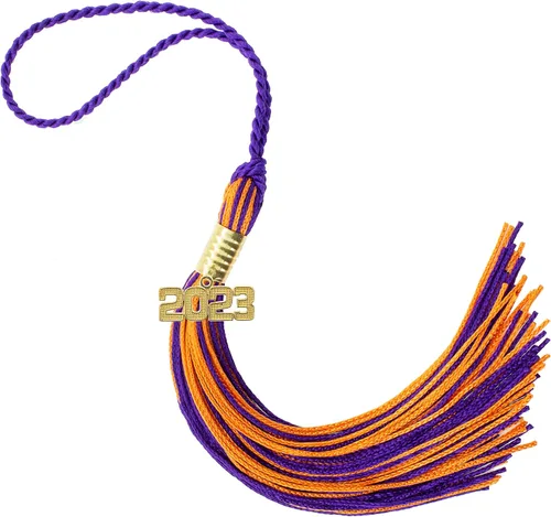 Miniatura 309 de Borla de graduación Aqua 2022, todos los colores escolares disponibles, fabricada en Estados Unidos