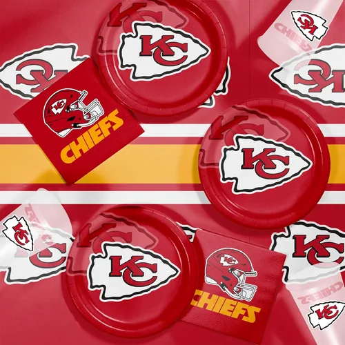 Miniatura 32 de Kit de vajilla Arizona Cardinals, 49 unidades, con licencia