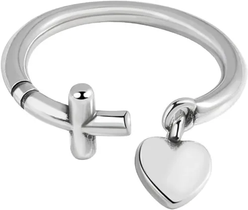 925 Sterling Silver Ring Minimalist Adjustable Rings Band Handmade Rings for Women Girls