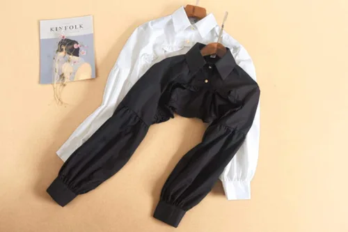 Miniatura 4 de Blusa desmontable Dickey con cuello falso, media camisa, cuello corto