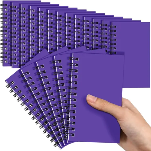 Miniatura 34 de Jutom 18 piezas de pequeños cuadernos en espiral, blocs de notas 3x5 a granel, pequeños cuadernos de bolsillo, mini blocs de notas con páginas