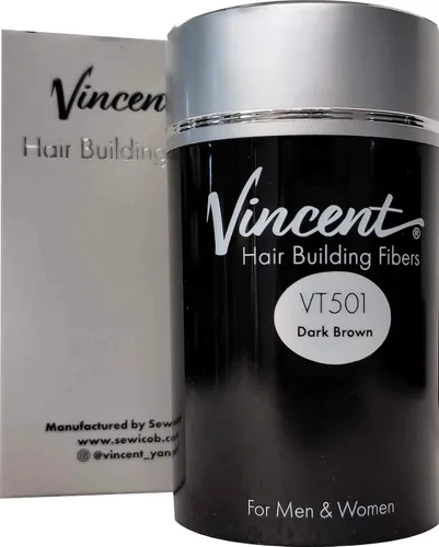 Miniatura 4 de Vincent Fibras de construcción del cabello (negro)