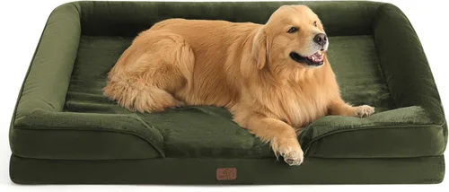 Miniatura 66 de Bedsure Cama ortopédica XL para perros extragrandes, cama lavable para perros y gatos, impermeable, cómodo sofá para perros con funda extraíble