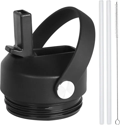 Miniatura 14 de Tapa de popote para botella de agua Yeti Rambler de 18, 26, 36, 64 onzas, tapa de repuesto para popote RTIC de 18 onzas, 26 onzas, 36 onzas, tapa