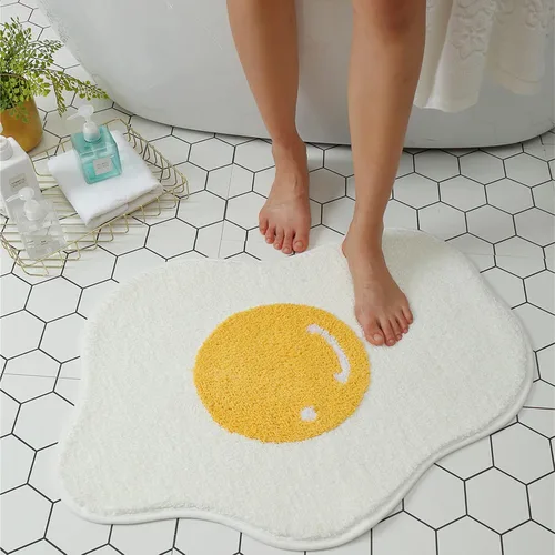 Miniatura 14 de LEVINIS Tapete de baño con pastillero para dormitorio de niños, tapete antideslizante y lavable para baño, ducha, bañera, dormitorio, 27.5 x 15.5
