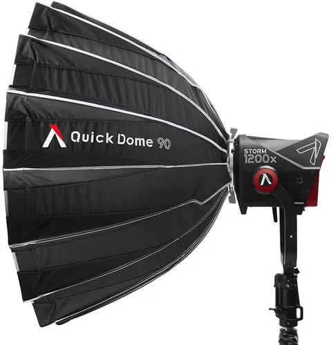 Miniatura 4 de Aputure Light Dome Quick Dome 90 Softbox, 90cm (3 pies) Softbox Circular Bowens Mount con Diseño de Liberación Rápida, Incluye Difusión, Rejilla