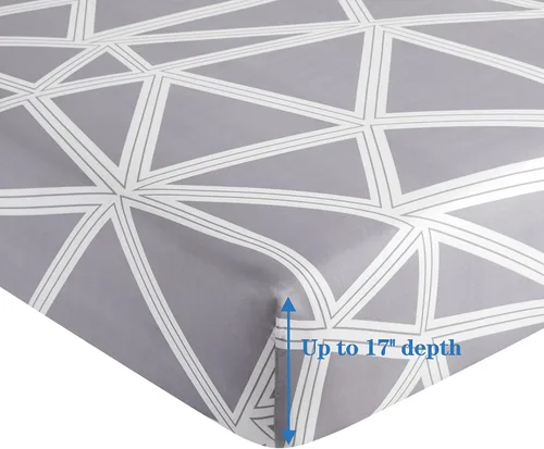 Miniatura 39 de Marina Decoration Ropa de cama ultra suave y sedosa con bolsillo profundo con estampado rico de rayón derivado de bambú para todas las estaciones