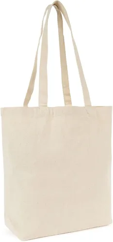 Miniatura 6 de BAGMASTERS The Original Cotton Tote Bag - Bolsa de lona reutilizable para compras de comestibles, decorable con serigrafía de seda artística