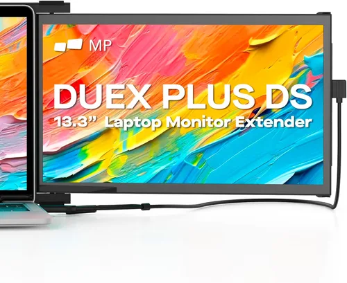 Monitor portátil para laptops, nuevo Mobile Pixels Duex Plus DS de 13.3" FHD 1080P, extensor de pantalla para laptops, USB Type-C/HDMI, monitor