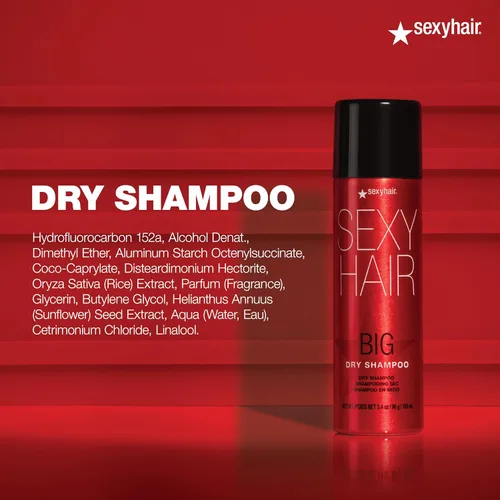 Miniatura 3 de SexyHair Big Dry Shampoo Elimina aceites e impurezas Proporciona volumen adicional Todo tipo de cabello