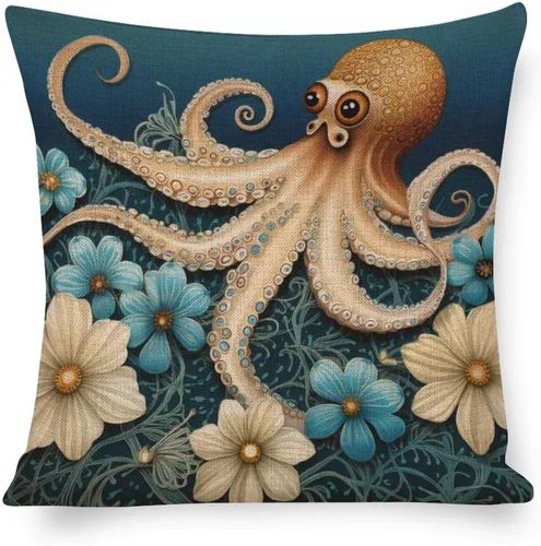 Miniatura 14 de Fundas de almohada coloridas con diseño de grupo de pájaros en un árbol, fundas de almohada frescas con pintura al óleo de pájaros en rama de árbol
