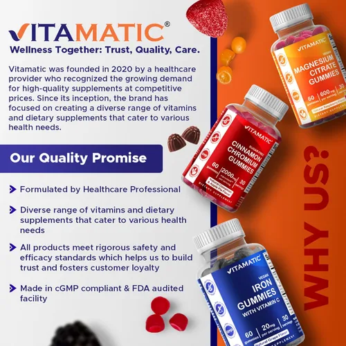 Miniatura 7 de Vitamatic Gomitas de cúrcuma con extracto de jengibre y pimienta negra – 60 gomitas veganas 95% curcuminoides – Potente apoyo antioxidante e
