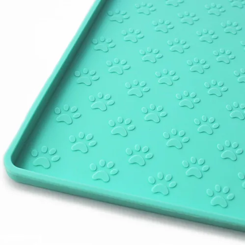 Miniatura 38 de Ptlom - Tapete para mascotas para perros y gatos, impermeable de silicona para cuencos de alimentación de mascotas para comida y agua, para perros