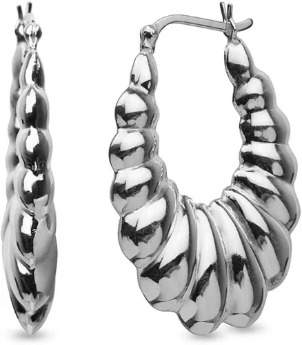 Miniatura 5 de LeCalla Paquete de aretes de plata de ley Juego antiguo de 2 pares de aros para mujer, Plata de ley