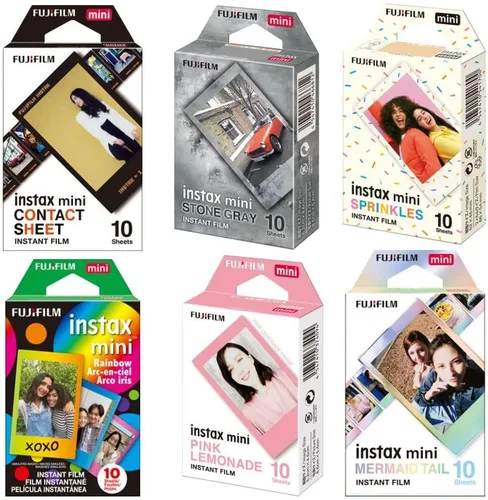 Fujifilm Película Instax Mini (negro / 10 hojas)