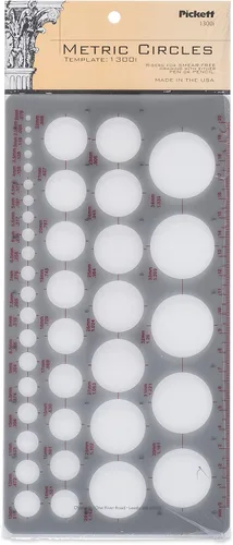 Miniatura 7 de Pickett plantilla 10 para tuercas y cabezas hexagonales isométricas.