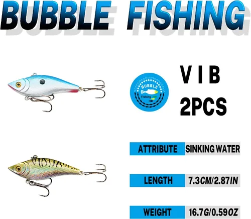 Miniatura 6 de Juego de señuelos de pesca Minnow Crankbaits Cebo de saltamontes Cebo de varias etapas cebos duros de varios tamaños