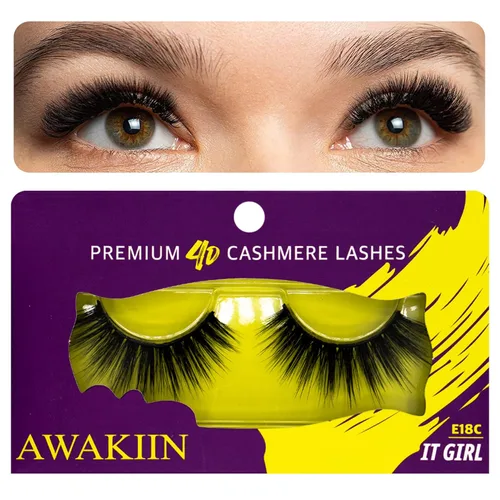Miniatura 14 de Extensiones de pestañas postizas naturales de cachemira 4D, autoadhesivas, reutilizables, pestañas largas, de aspecto natural, pestañas esponjosas