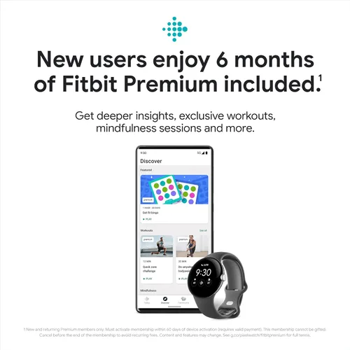 Miniatura 13 de Google Pixel Watch 1ª generación (modelo anterior) – Reloj inteligente Android con seguimiento de actividad Fitbit – Reloj de seguimiento