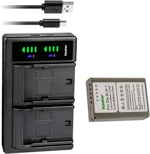 Miniatura 8 de Kastar Reemplazo del cargador de batería USB BLN-1 LTD2 completamente decodificado para batería Olympus BLN-1 BLN1, cargador BCN-1, M-D E-M1, OM-D