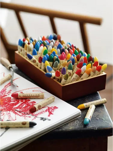 Miniatura 2 de SENNELIER Pastel francés al óleo para artistas profesionales, ocre amarillo 026 Amarillo Ocre