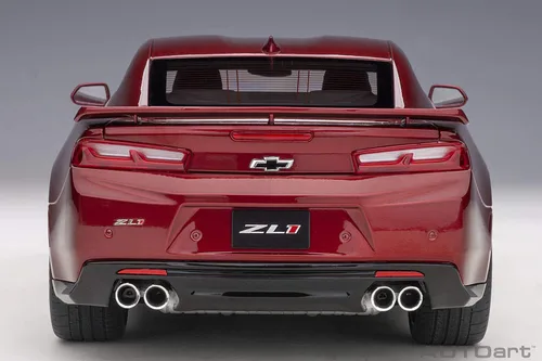 Miniatura 9 de Chevy Camaro ZL1 Rojo Granate Tintcoat 1/18 Modelo de Coche por AUTOart 71208